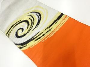 アンティーク　綴れ流水模様織り出し名古屋帯（材料）